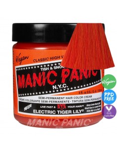 Tinte naranja lavado para el pelo MANIC PANIC CLASSIC ELECTRIC TIGER LILY