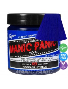 Tinte azul eléctrico para el pelo MANIC PANIC CLASSIC ROCKABILLY BLUE
