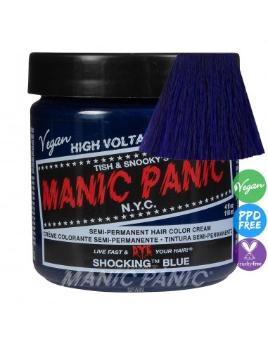 Tinte azul añil para el pelo MANIC PANIC CLASSIC SHOCKING BLUE