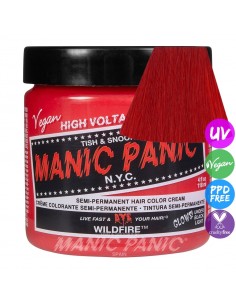Tinte rojo anaranjado pastel para el pelo MANIC PANIC CLASSIC WILDFIRE