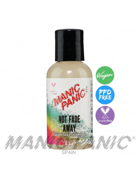 Champú vegano para el mantenimiento del color MANIC PANIC MINI NOT FADE AWAY