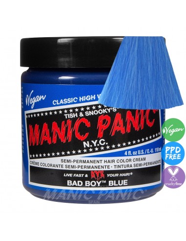 Tinte azul celeste para el pelo MANIC PANIC CLASSIC BAD BOY BLUE