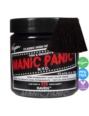 Tinte negro para el pelo MANIC PANIC CLASSIC RAVEN