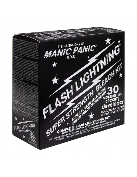 Kit vegano para la decoloración del cabello MANIC PANIC 30 VOL.