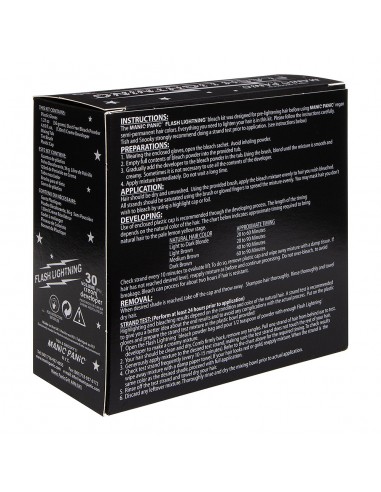 Kit vegano para la decoloración del cabello MANIC PANIC 30 VOL.