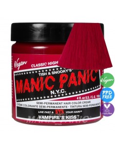 Tinte rojo frambuesa para el pelo MANIC PANIC CLASSIC VAMPIRE'S KISS