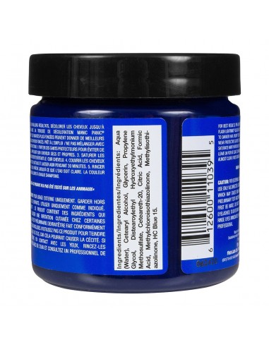 Tinte azul eléctrico para el pelo MANIC PANIC MAXI CLASSIC ROCKABILLY BLUE