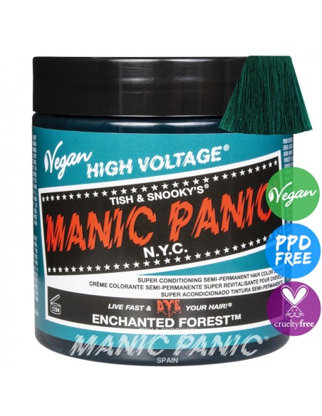 Tinte verde para el pelo MANIC PANIC MAXI CLASSIC ENCHANTED FOREST