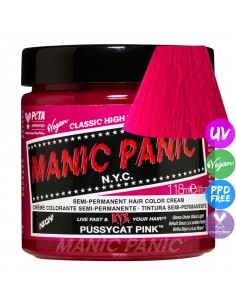 Tinte fantasía para el pelo rosa color pussycat pink