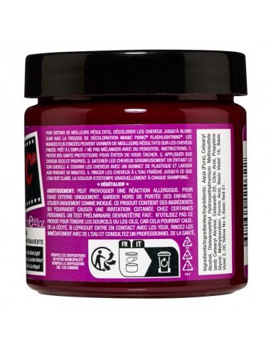 Tinte fantasía para el pelo rosa fucsia eléctrico MANIC PANIC CLASSIC PINK WARRIOR