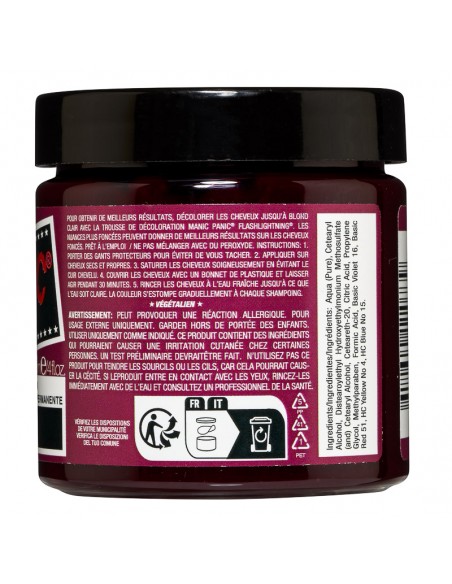Tinte rojo frambuesa para el pelo MANIC PANIC CLASSIC DIVINE WINE