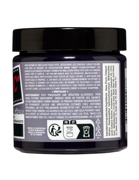 Tinte gris malva para el pelo MANIC PANIC CLASSIC AMETHSYT ASHES