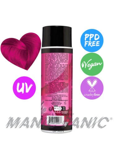acondicionador de color rosa fucsia neón manic panic love color fuschia fever