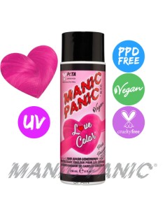 acondicionador de color rosa neón manic panic love color pink passion