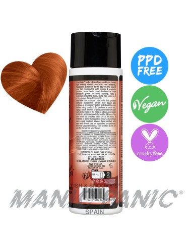 acondicionador de color castaño cobrizo claro manic panic love color copper kitty
