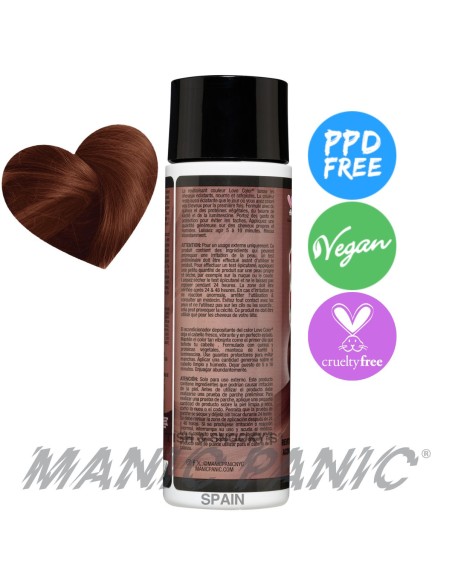 acondicionador de color castaño cobrizo oscuro manic panic love color Havana Brown