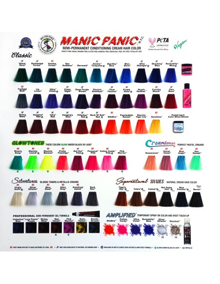 CARTA DE COLOR MANIC PANIC