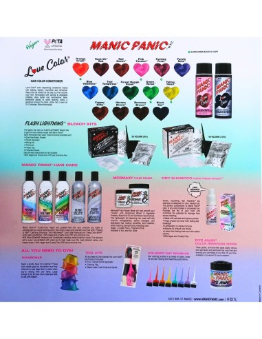 CARTA DE COLOR MANIC PANIC