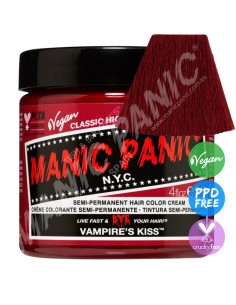 Tinte rojo frambuesa para el pelo MANIC PANIC CLASSIC VAMPIRE'S KISS