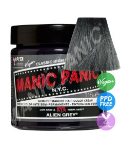 Tinte gris pizarra para el pelo MANIC PANIC CLASSIC ALIEN GREY