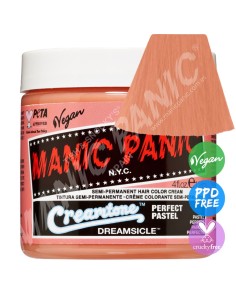 Tinte naranja pastel para el pelo MANIC PANIC CREAMTONE DREAMSICLE