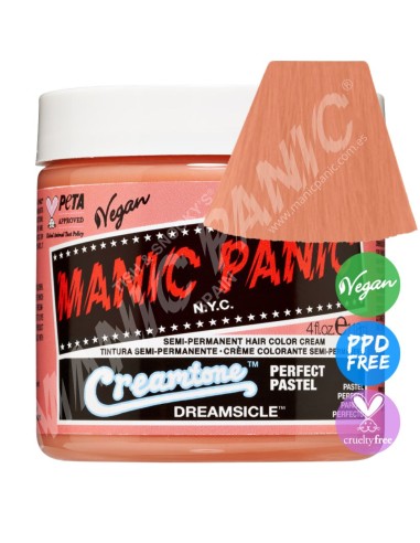 Tinte naranja pastel para el pelo MANIC PANIC CREAMTONE DREAMSICLE