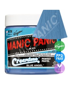Tinte azul cielo pastel para el pelo MANIC PANIC CREAMTONE BLUE ANGEL