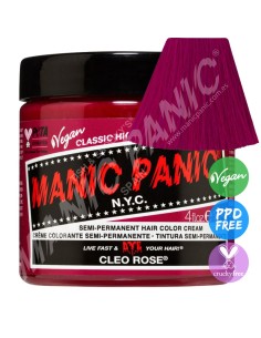 Tinte rosa fucsia claro para el pelo MANIC PANIC CLASSIC CLEO ROSE