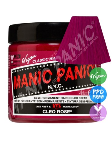 Tinte rosa fucsia claro para el pelo MANIC PANIC CLASSIC CLEO ROSE
