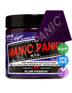 Tinte morado para el pelo MANIC PANIC CLASSIC PLUM PASSION