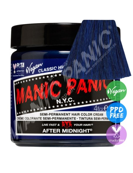 Tinte azul marino para el pelo MANIC PANIC CLASSIC AFTER MIDNIGHT