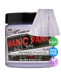 Tinte gris plata para el pelo MANIC PANIC CLASSIC SILVER STILLETO TONER