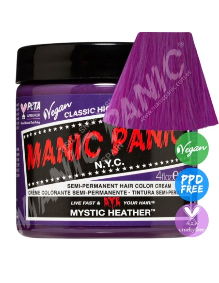 Tinte malva para el pelo MANIC PANIC CLASSIC MYSTIC HEATHER