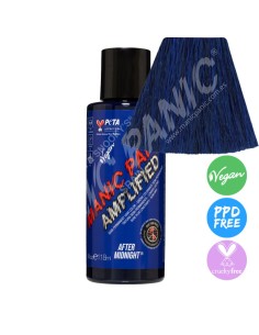 Tinte azul marino oscuro para el pelo MANIC PANIC AMPLIFIED AFTER MIDNIGHT