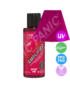 Tinte rosa eléctrico para el pelo MANIC PANIC AMPLIFIED HOT HOT PINK