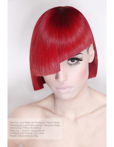 Tinte rojo eléctrico para el pelo MANIC PANIC MINI CLASSIC PILLARBOX RED
