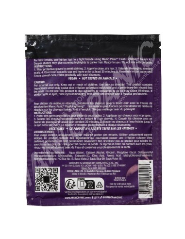 Tinte morado púrpura para el pelo MANIC PANIC MINI CLASSIC PURPLE HAZE