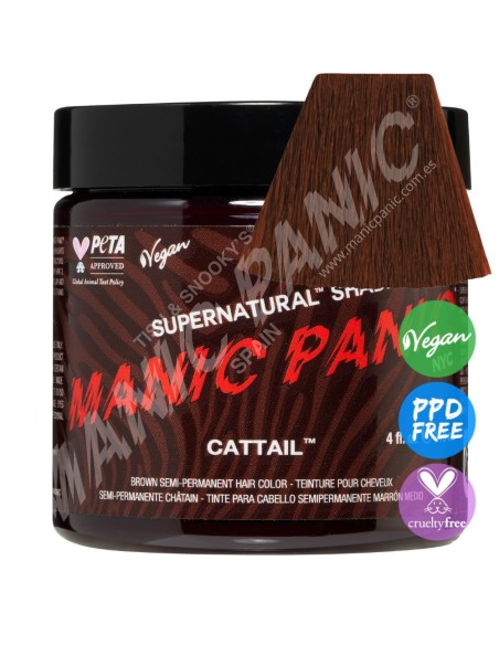 inte marrón chocolate para el pelo MANIC PANIC CLASSIC CATTAIL