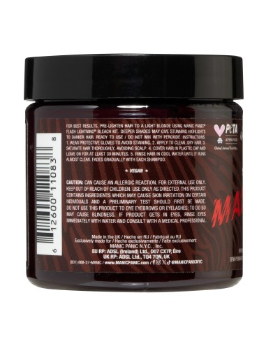 Tinte marrón chocolate para el pelo MANIC PANIC CLASSIC CATTAIL