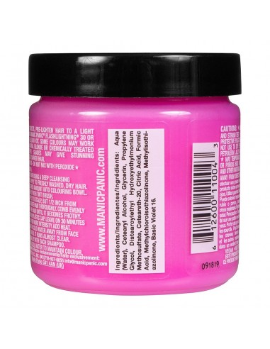Tinte rosa algodón para el pelo MANIC PANIC CLASSIC COTTON CANDY PINK