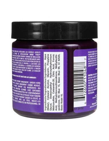 Tinte púrpura oscuro para el pelo MANIC PANIC CLASSIC DEEP PURPLE DREAM
