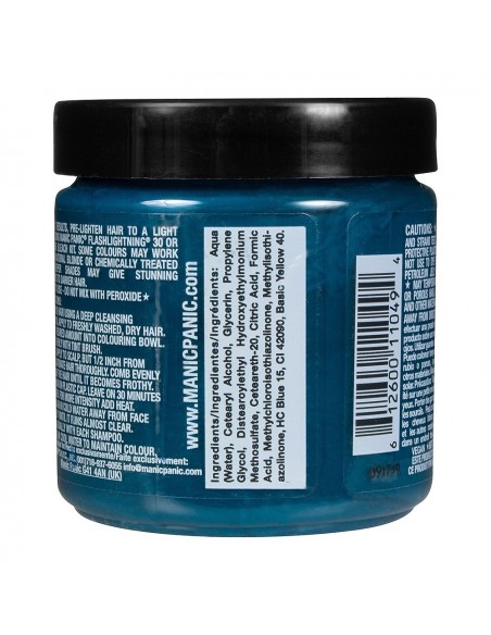 Tinte verde turquesa para el pelo MANIC PANIC CLASSIC SIREN'S SONG
