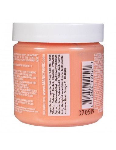 Tinte naranja pastel para el pelo MANIC PANIC CREAMTONE DREAMSICLE