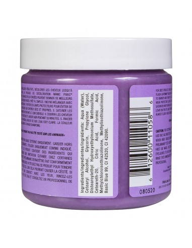 Tinte violeta malva pastel para el pelo MANIC PANIC CREAMTONE VELVET VIOLET