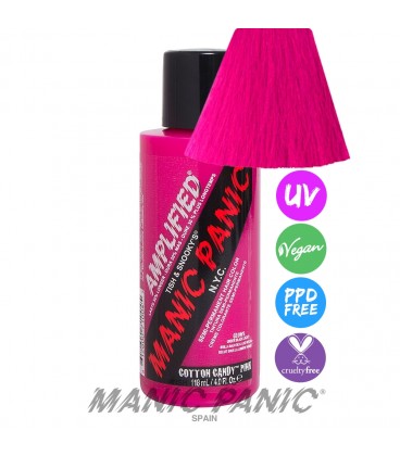TINTE ROSA PARA EL PELO MANIC PANIC AMPLIFIED COTTON CANDY PINK