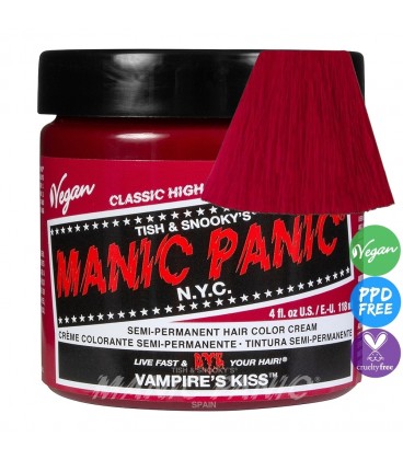 TINTE ROJO PARA EL PELO MANIC PANIC CLASSIC VAMPIRE KISS